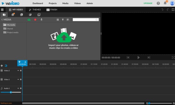 WeVideo編集画面