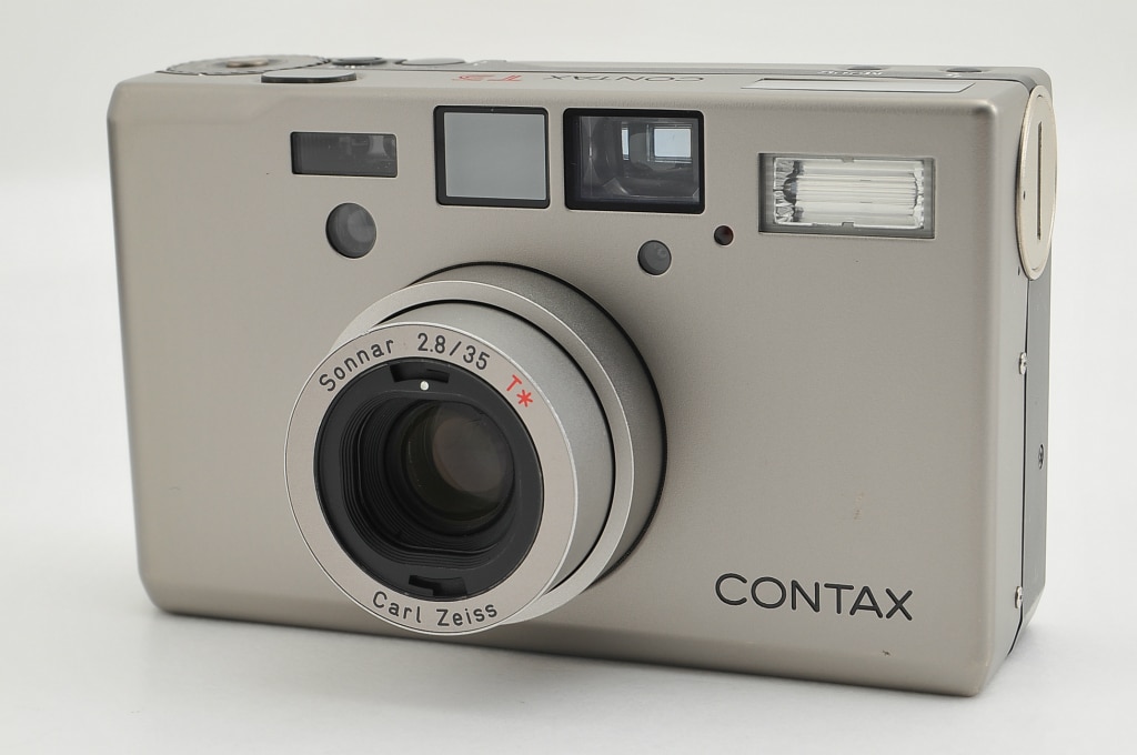 CONTAX T3 シルバー 高級コンパクトフィルムカメラ 前期 - フィルムカメラ