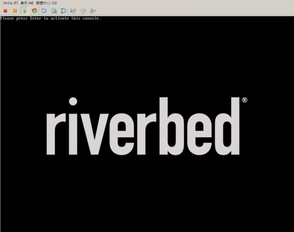 “riverbed”ロゴが灰色の状態。