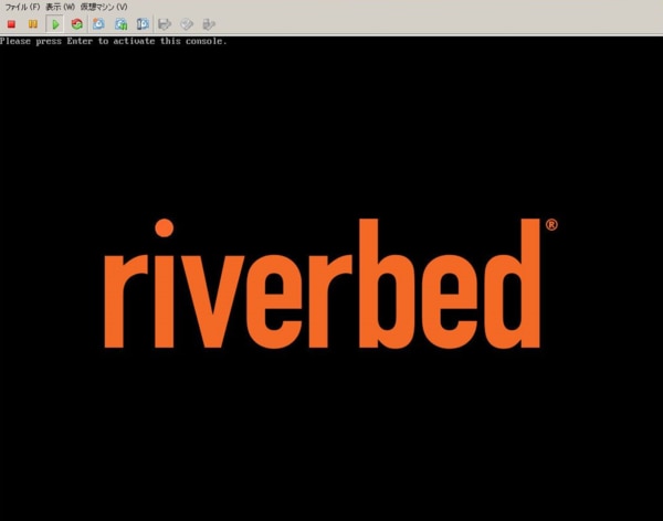 ”riverbed”ロゴが自動的にオレンジに遷移