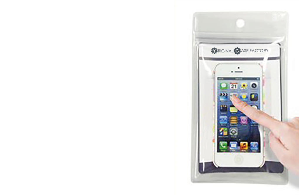 オリジナル手帳型スマホケース 白