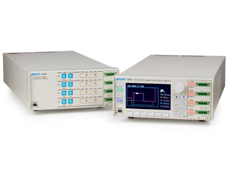 6540 4チャンネル直流電圧・電流源／モニタ 4-Channel DC Voltage Current Source/Monitor