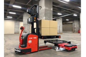 物流支援ロボット CarriRo® AD外部機器連携モデル、 電子機器 物流支援ロボット CarriRo® AD外部機器連携モデル、 電子機器