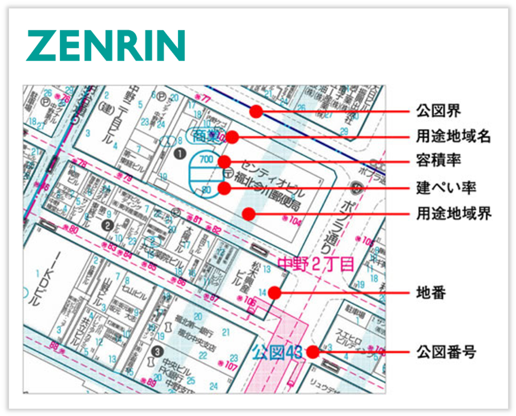 ゼンリンブルーマップ閲覧無料 無料で地図から地番を調べる方法
