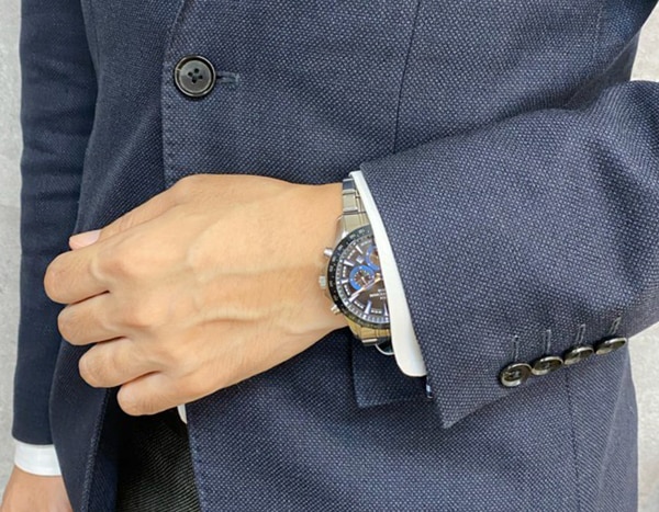 BLACK x BLUE クロノグラフ ソーラー MBC1003-BK6A | 時計専門店 BLACK x BLUE クロノグラフ ソーラー MBC1003-BK6A | 時計専門店