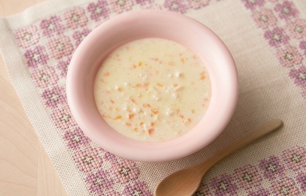 離乳後期 9 11か月 さつまいものシチュー ぴゅあ たっち 雪印メグミルクの粉ミルク 離乳後期 9 11か月 さつまいものシチュー ぴゅあ たっち 雪印メグミルクの粉ミルク