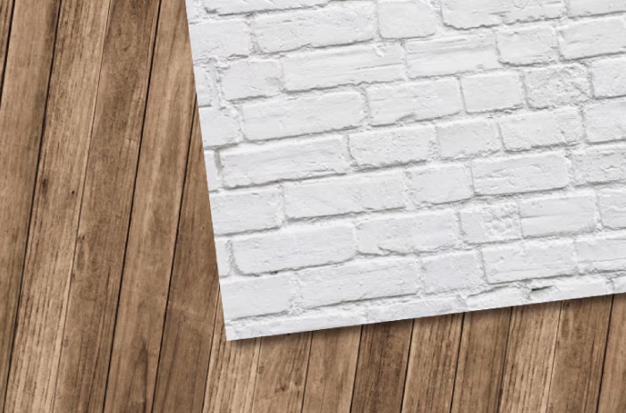 ダメージウッド　白のレンガ