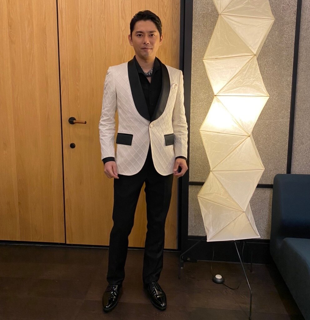 今井翼さん ディナーショーにてご着用いただきました 今井翼さん ディナーショーにてご着用いただきました