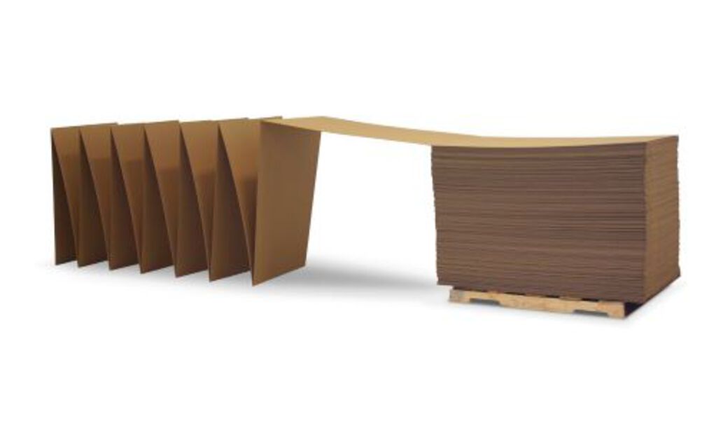 連続折り畳み段ボールシートPATADAN(パタダン）