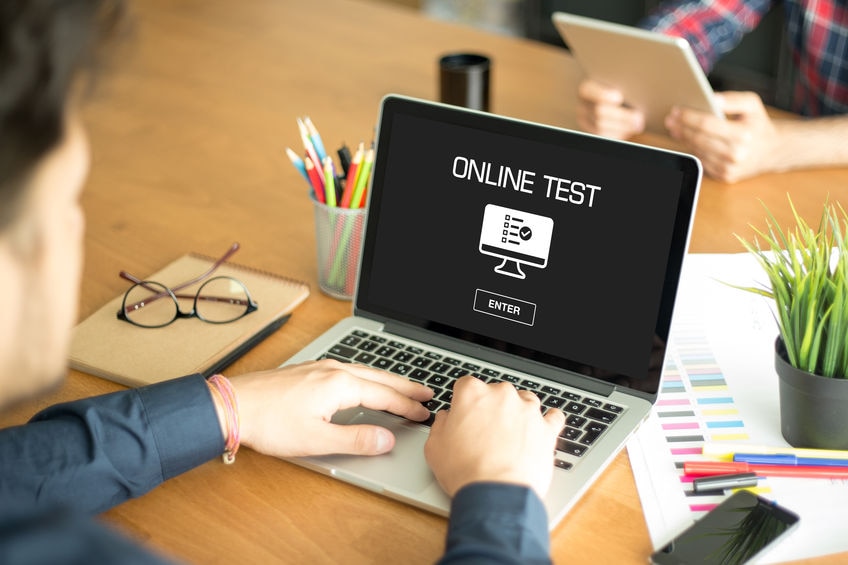オンラインオンラインによる実施なら 運用や分析が簡単にできる！テスト