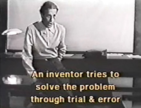 発明かは試行錯誤法により問題を解決しようとしがちだ