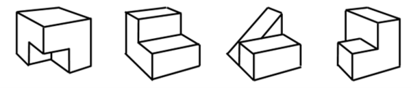 4種類の立方体