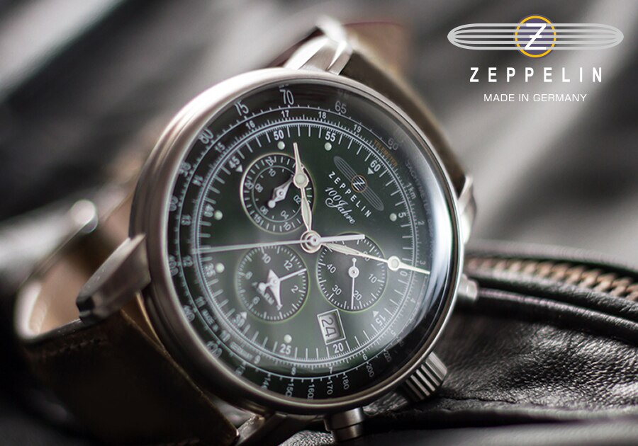 新品✨ツェッペリン ZEPPELIN クオーツ 腕時計 7680-2 ブラック - agame.ag
