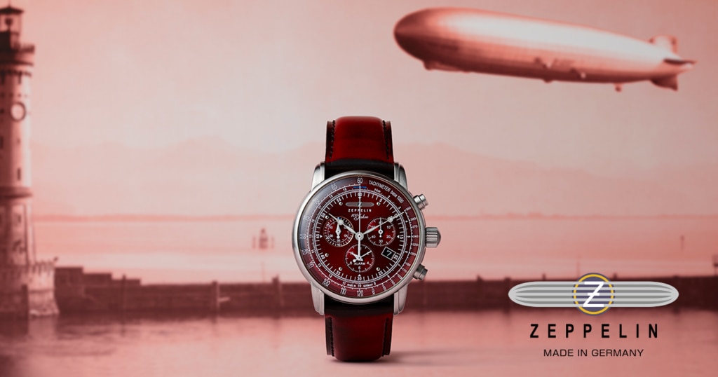新品✨ツェッペリン ZEPPELIN クオーツ 腕時計 7680-2 ブラック - 時計