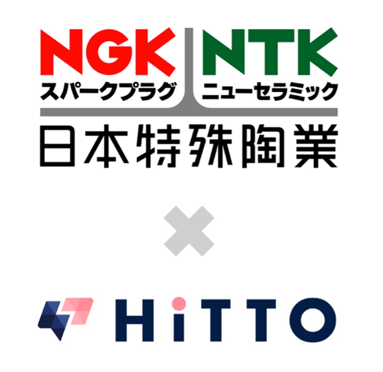 日本特殊陶業とHiTTOのロゴ