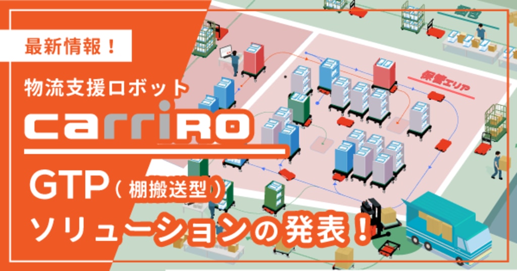 物流支援ロボットCarriRo®、GTP(棚搬送型)ソリューションの 物流支援ロボットCarriRo®、GTP(棚搬送型)ソリューションの