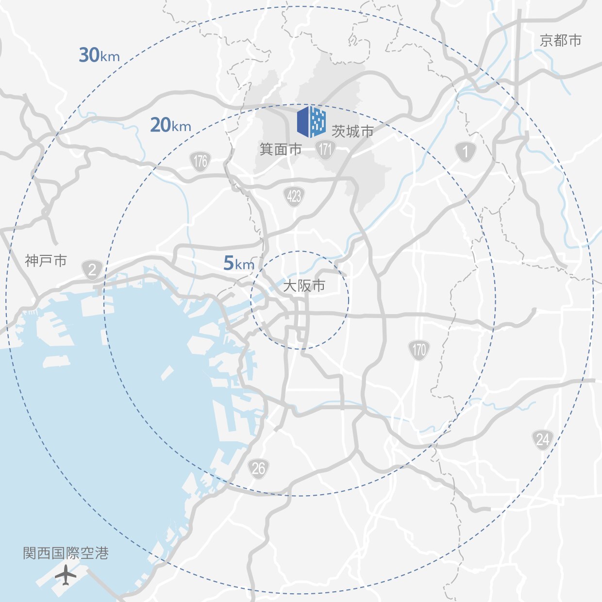 関西マップ