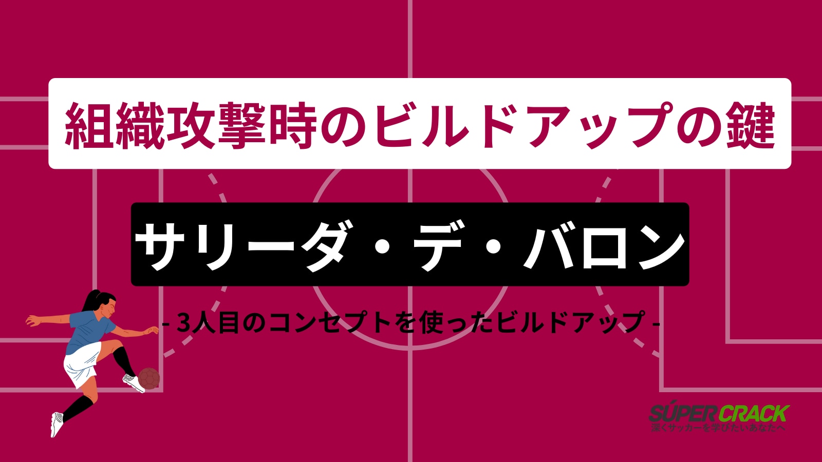 Salida De Balon 3人目のコンセプトを使ったビルドアップ Super Crack スーペル クラック