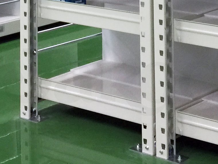 新しく着き 541586540-23 中量-500-単体 物流 ラック 4段 W180×D75