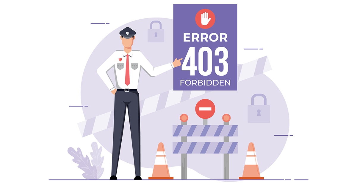 403エラーとは？突然403 forbiddenが発生した時の対処法 | Web