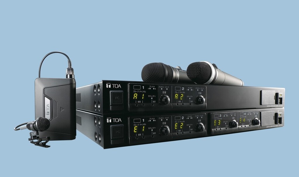 TOA WA-2800CD ワイヤレスアンプ ヘッドセット ワイヤレスマイク◎動作確認済です