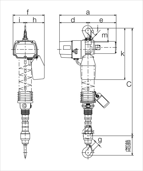 キトーセレクト ED（単相100V） | 電気チェーンブロック | 株式会社キトー