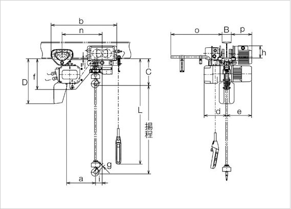 ショートヘッド形 | 電気チェーンブロック | 株式会社キトー ショートヘッド形 | 電気チェーンブロック | 株式会社キトー