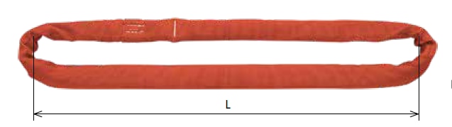通販の公式 キトー ラウンドスリング エンドレス形 赤色 使用荷重5.0T 全長7.0m