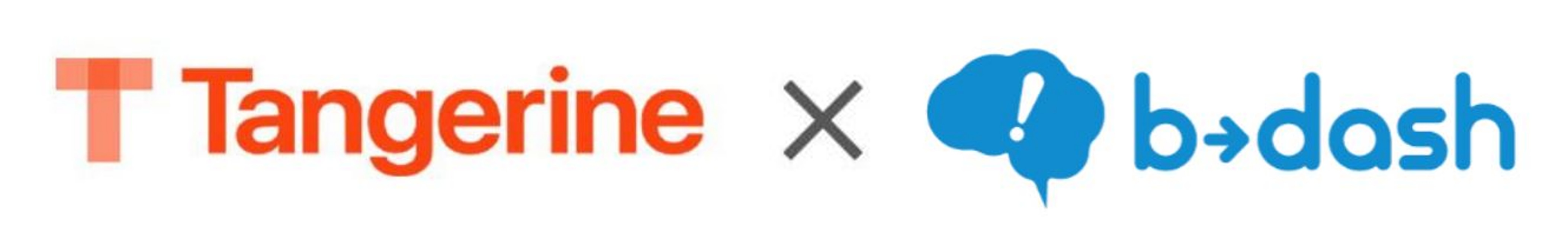 Tangerineとb→dashのロゴ