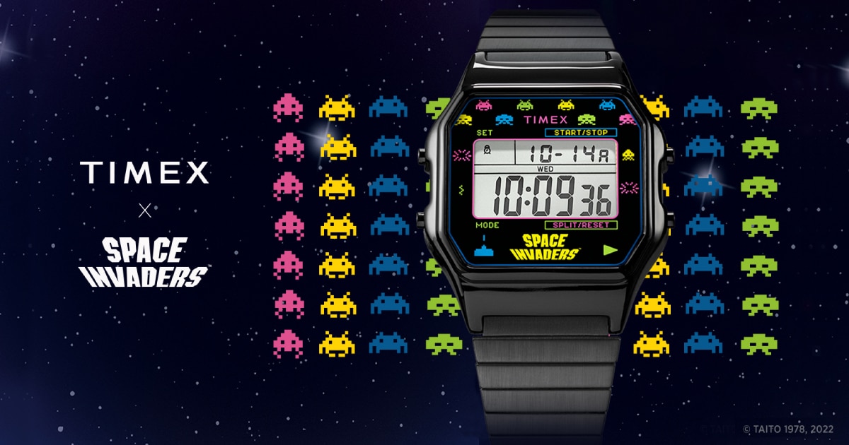 TIMEX x SPACE INVADERS スペースインベーダー コラボレーションモデル