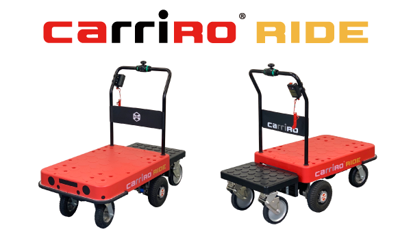 新製品】物流支援ロボ「CarriRo Ride」で物流労働を大幅に省力化 