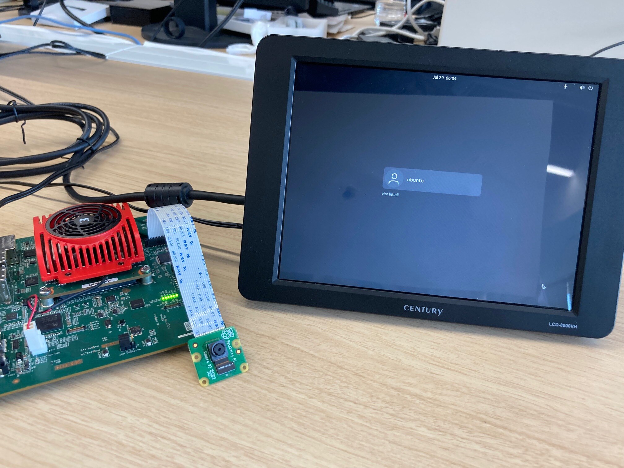 raspberry pi camera and display