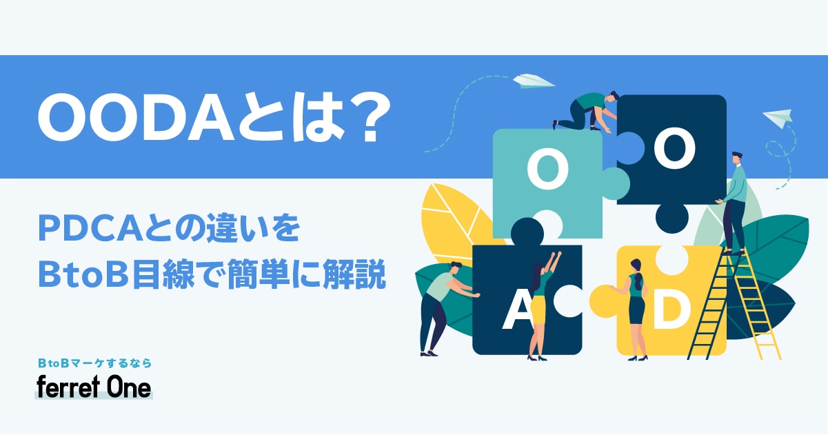 Oodaとは Pdcaとの違いをbtob目線で簡単に解説 Webマーケティングツール Ferret One Oodaとは Pdcaとの違いをbtob目線で簡単に解説 Webマーケティングツール Ferret One