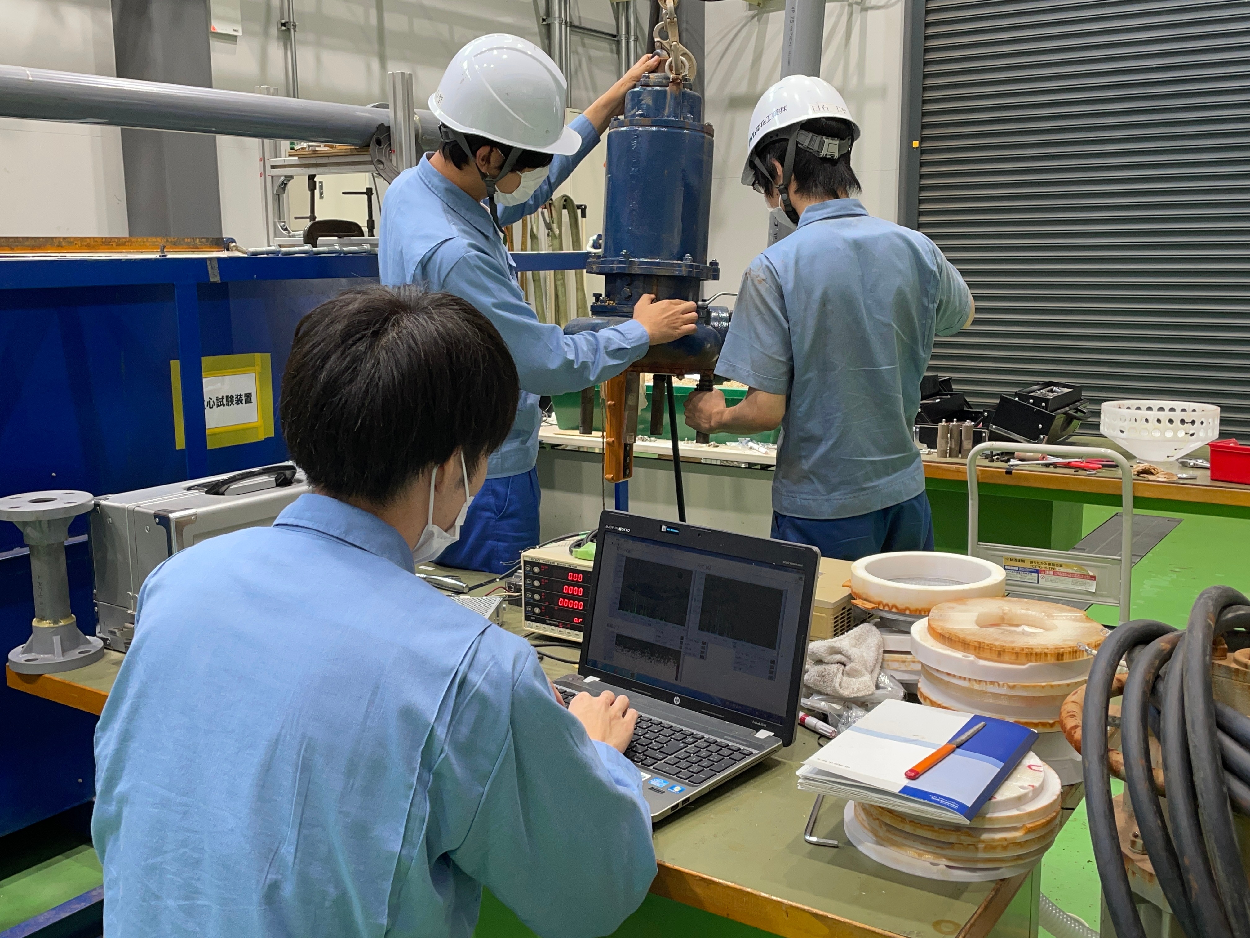 水中ポンプの予知保全を実現。引き揚げ作業を減らしコスト削減 水中ポンプの予知保全を実現。引き揚げ作業を減らしコスト削減
