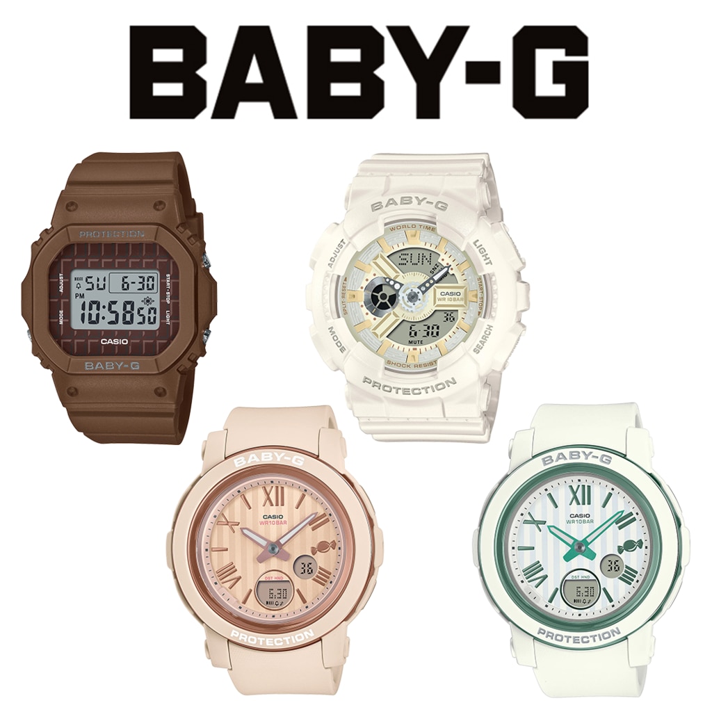 BABY-Gから甘いスイーツをテーマにした「 BGD-565USW-5JF」「BA-110XSW ...