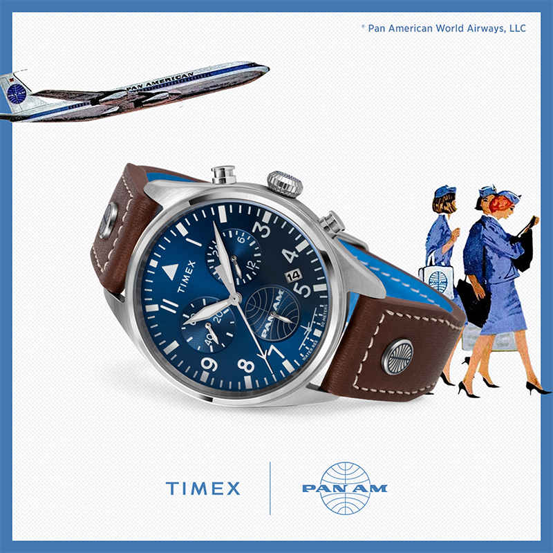 Pan Am Collaboration x Timex | 時計専門店ザ・クロックハウス