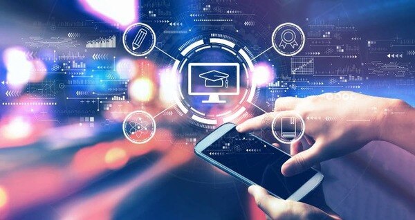 タブレット学習の様子