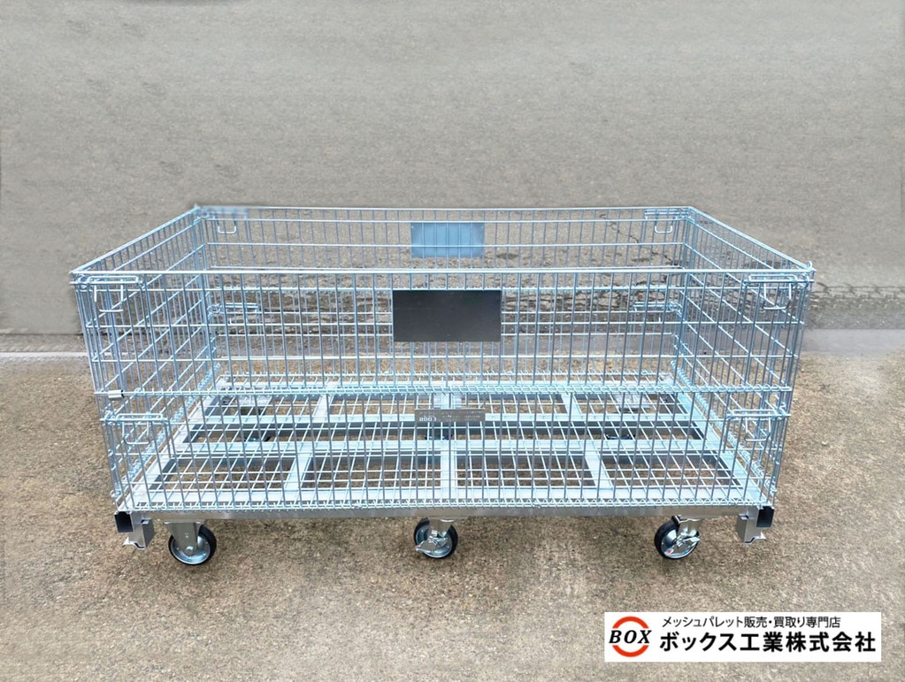 32個セット！メッシュパレット キャスター付き 1000x1000x800