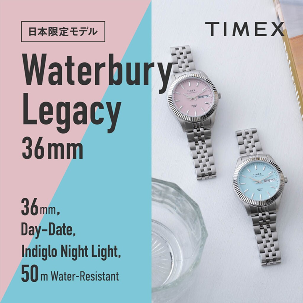 2024新品TIMEX Waterbury Legacy タイメックス ウォーターベリー レガシー メンズ イエロー TW2V18000 ゴールデンサン 曜日 日付 カレンダー 腕時計 タイメックス