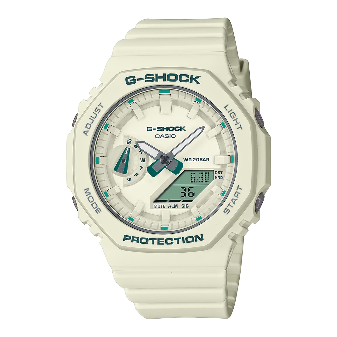 G-SHOCKからグリーンをアクセントカラーに採用したモデル「GMA-S2100GA 