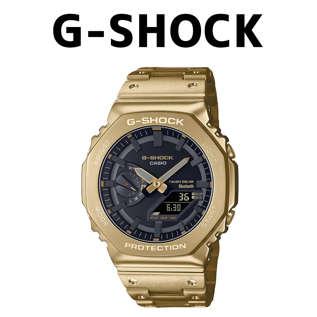 G-SHOCKから「GA-2100」シリーズのフルメタルモデルのゴールドカラー ...