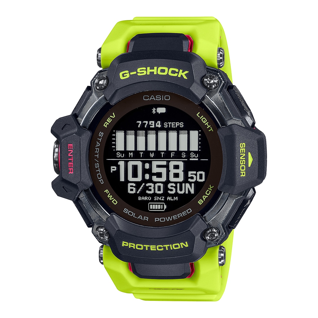 G-SHOCKから心拍計とGPS機能を搭載した「GBD-H2000-1A9JR」「GBD-H2000