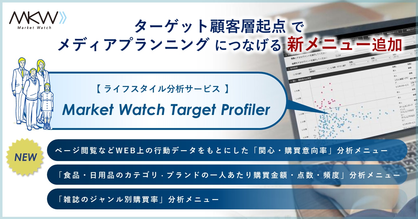 【ライフスタイル分析サービス】Market Watch Target Profiler