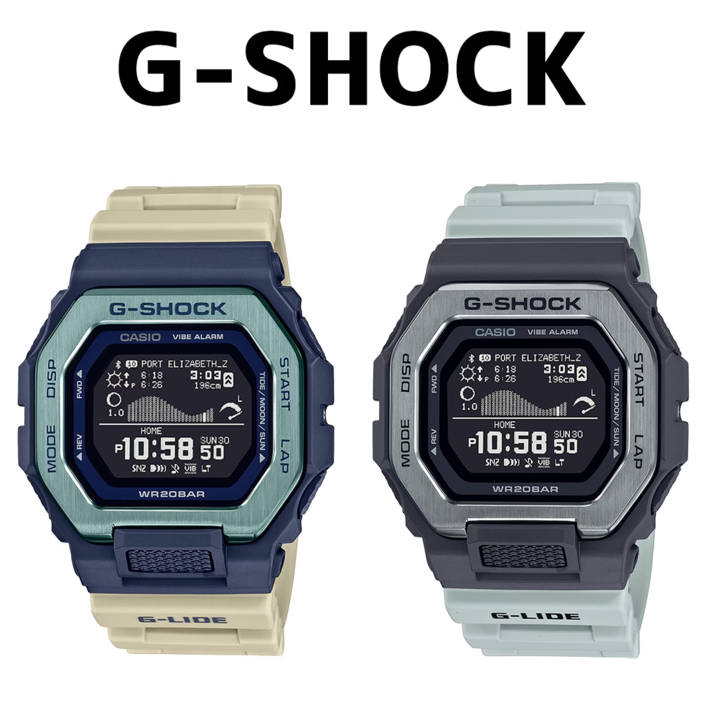 新品G-SHOCK タイムトラベル サーフィンイメージ GBX-100TT-2JF