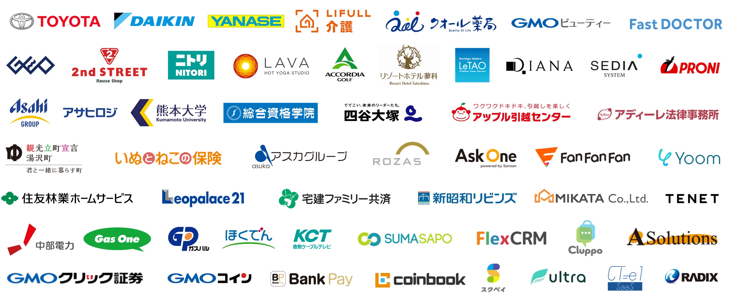 SMSLINK導入実績