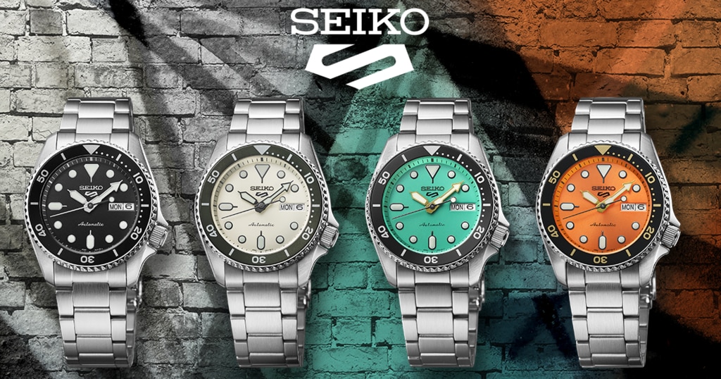 Seiko 5 spots ダイバー　セイコー　メンズ　ミリタリー　腕時計