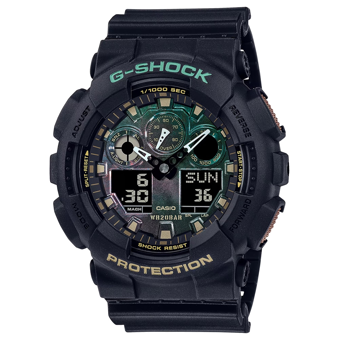 時計 CASIO G-SHOCK GA-2100RC-1AJF G-SHOCKから錆びついた金属をイメージしたカラーリングのTEAL