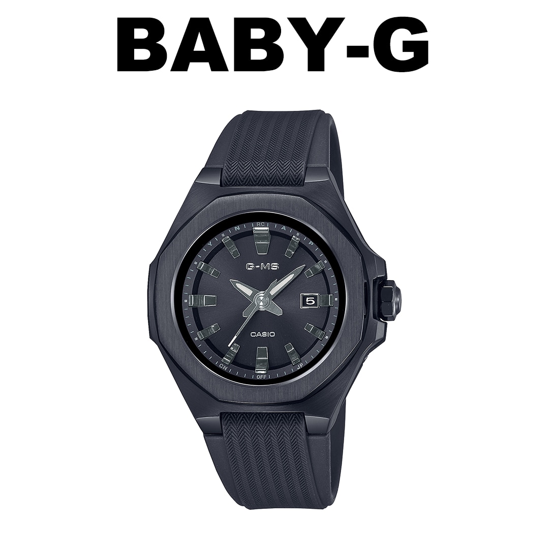 CASIO G-SHOCK baby-G 人気のオールブラックダイアル 訳あり品 品揃え