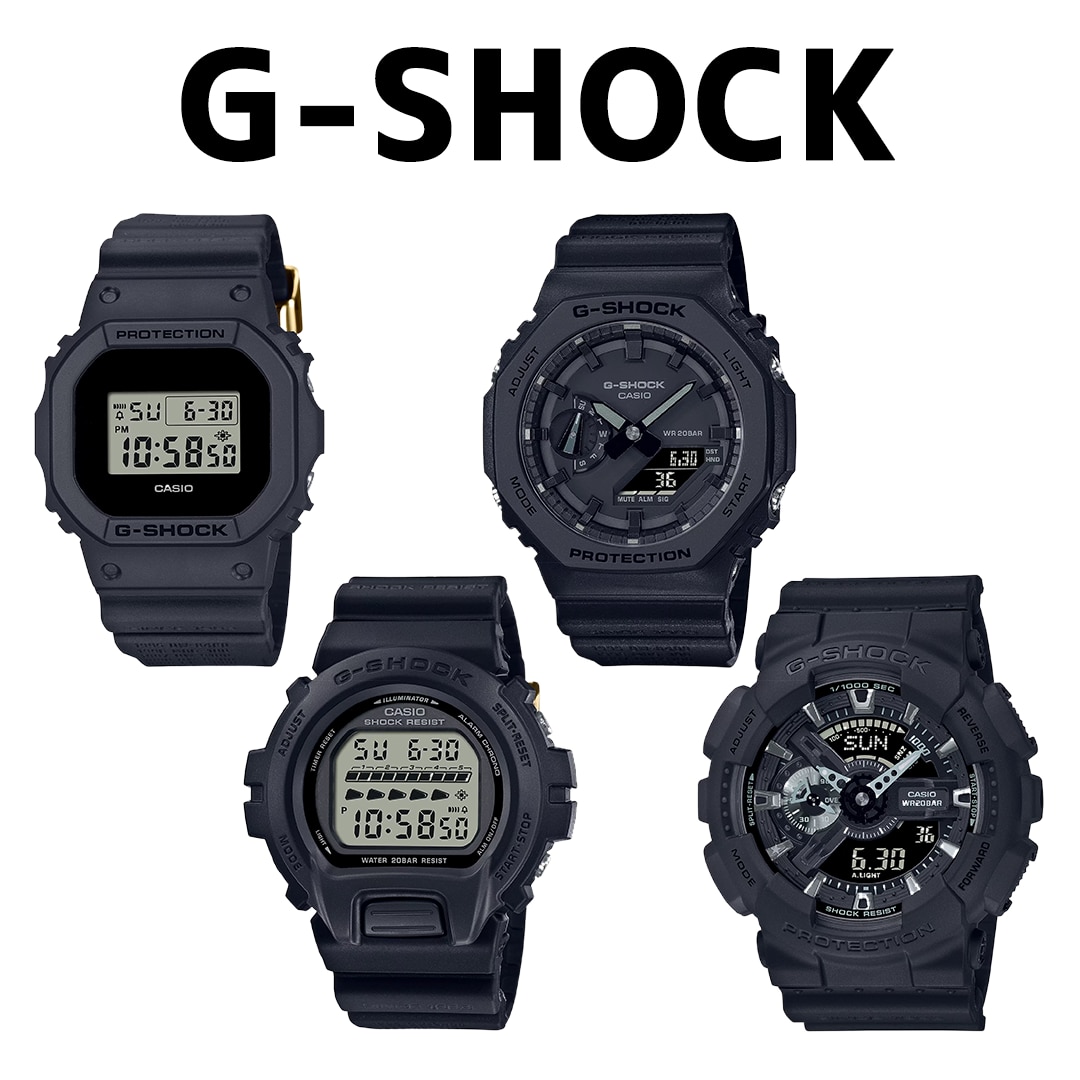 バーゲンG-SHOCK CASIO限定モデル(渋谷)超人気色(ブラック) 時計