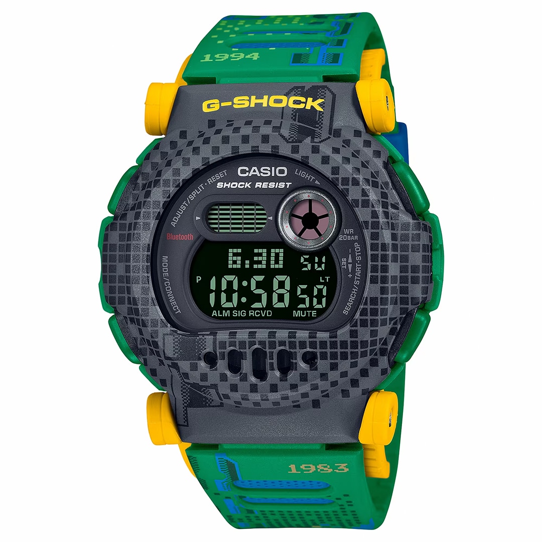 G-SHOCKより80年代のレトロカルチャーやゲームグラフィックを G-SHOCKより80年代のレトロカルチャーやゲームグラフィックを